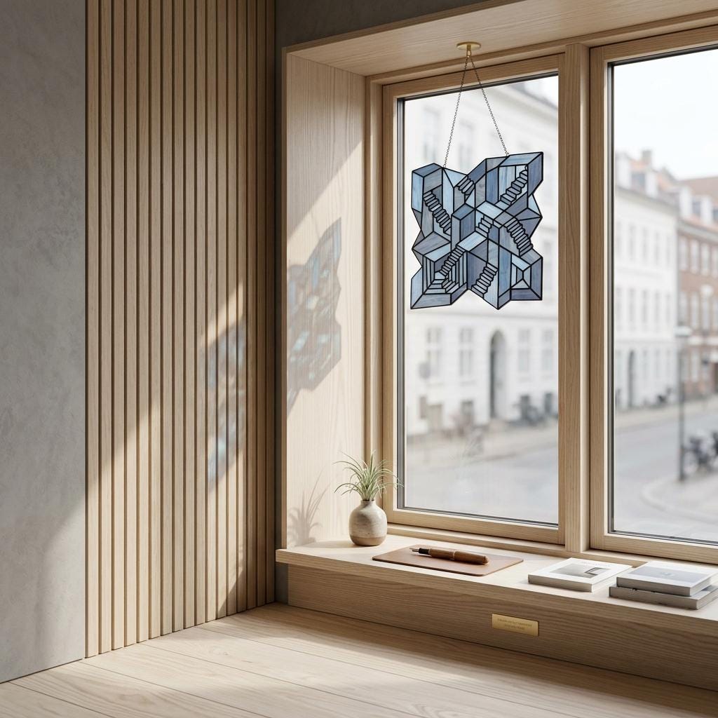 Impossible Stairs Glass Decor