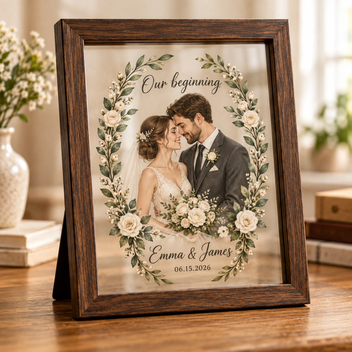 Personalized Pet Memorial Glass Frame