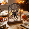 Spider Web Glass Decor