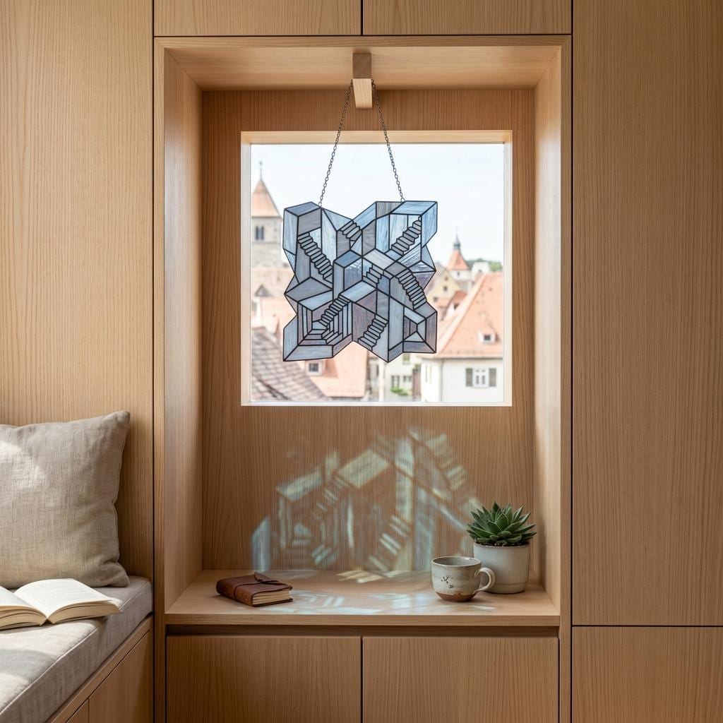 Impossible Stairs Glass Decor