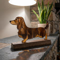 Dachshund Glass Decor