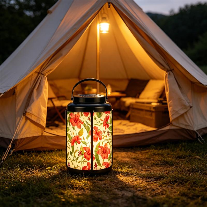 Floral Garden Solar Lantern
