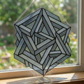 Impossible Geometry Glass Suncatcher