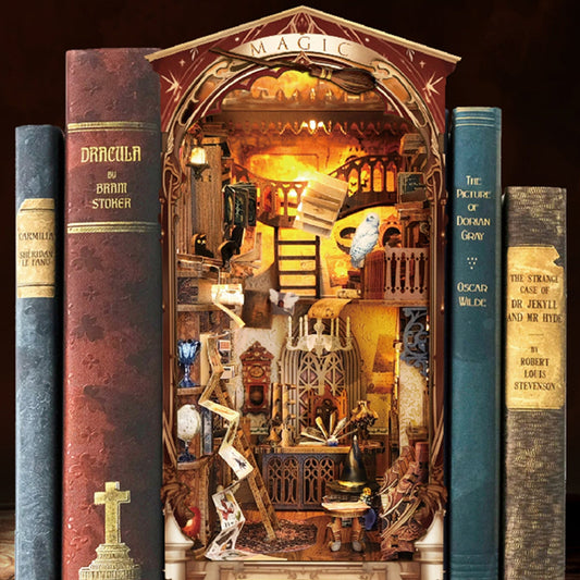 Magic World Bookends Hand-assembled Book Nook