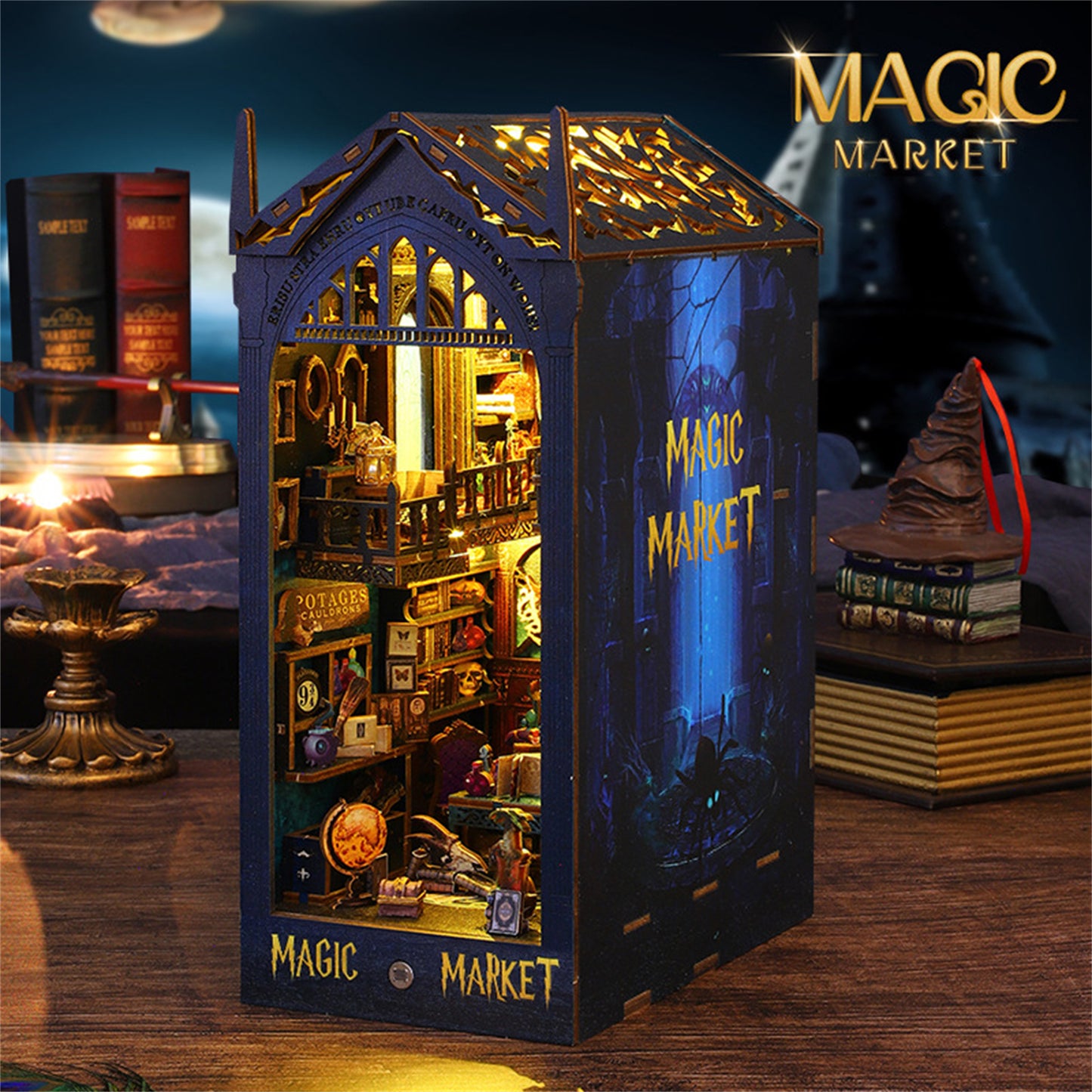 Magic Market DIY Book Stand Book Nook