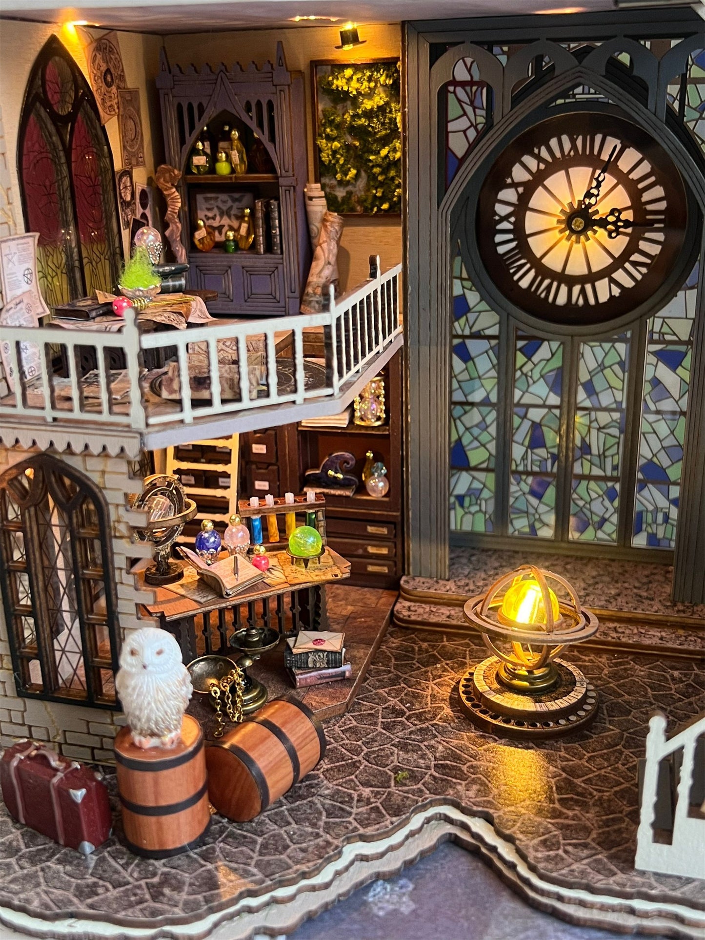Magic House Handmade Gifts Harry Pottery Decor Handmade Models Building Toys