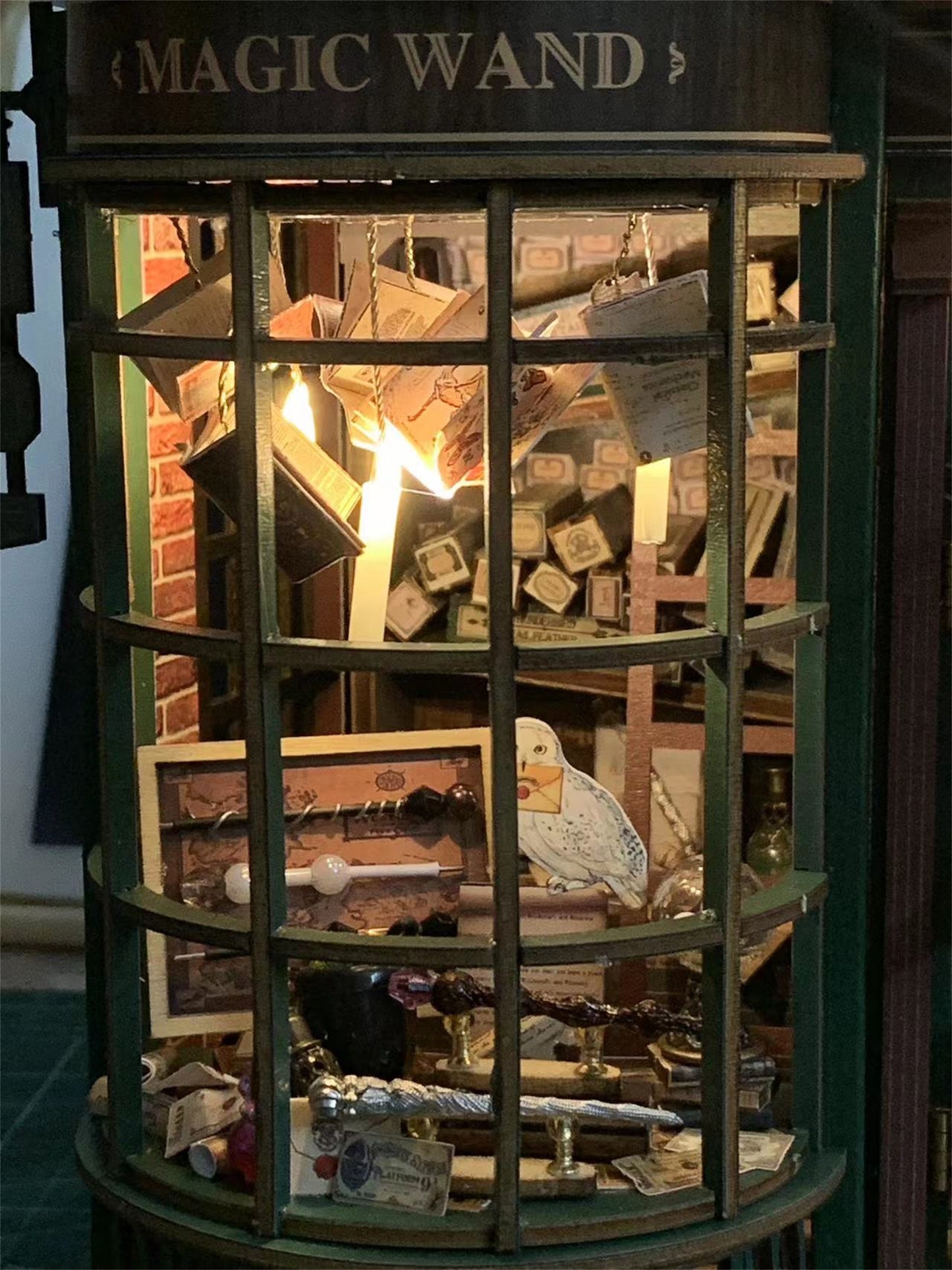 Harry's Magic House DIY Handmade Gifts Harry Pottery Decor Handmade Models Building Toys