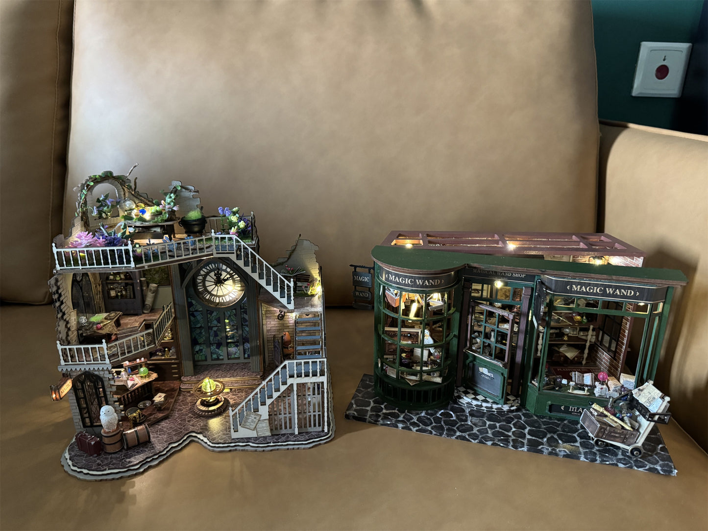 Harry's Magic House Series DIY Handmade Gifts Harry Pottery Decor Handmade Models