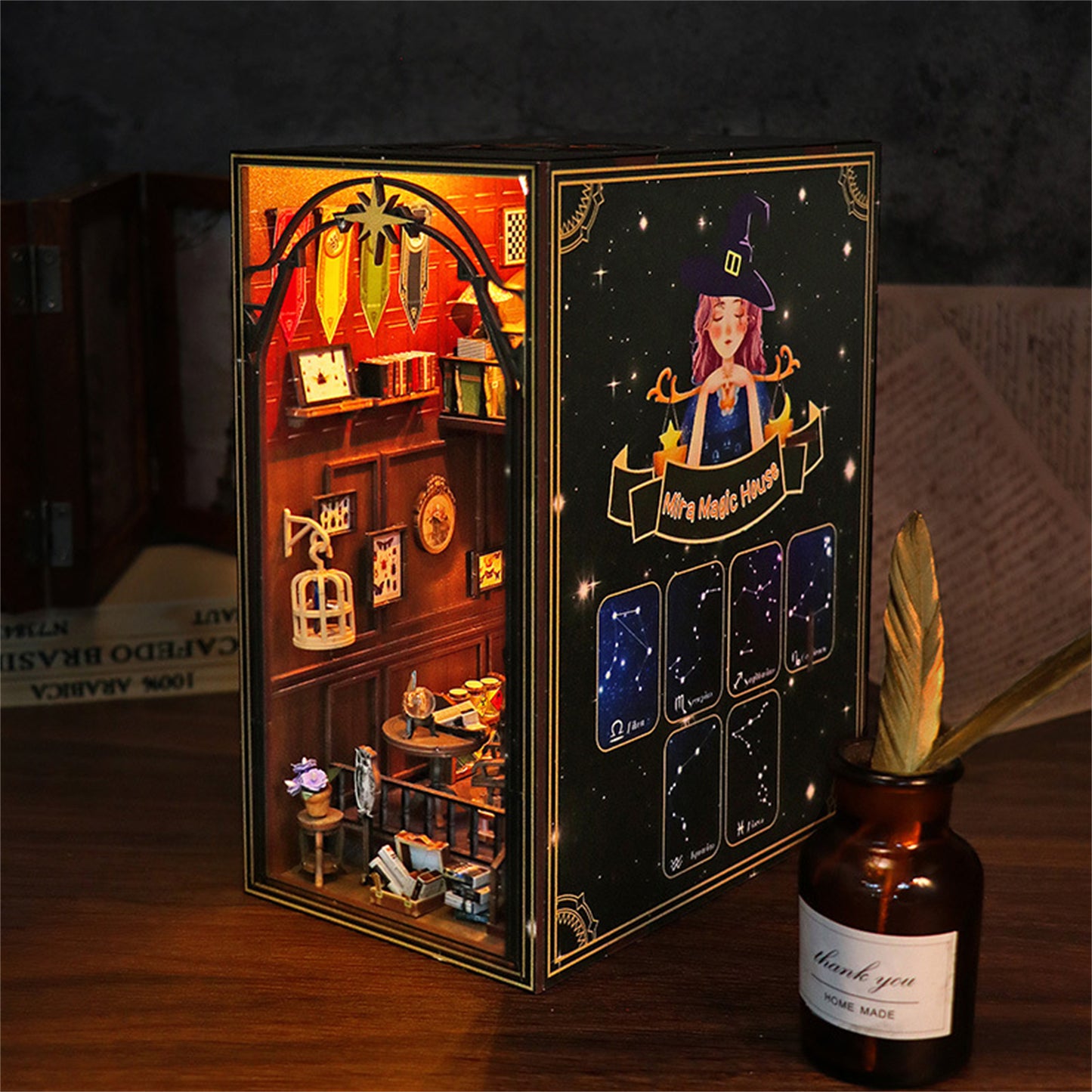Mira Magic House DIY Book Stand Book Nook