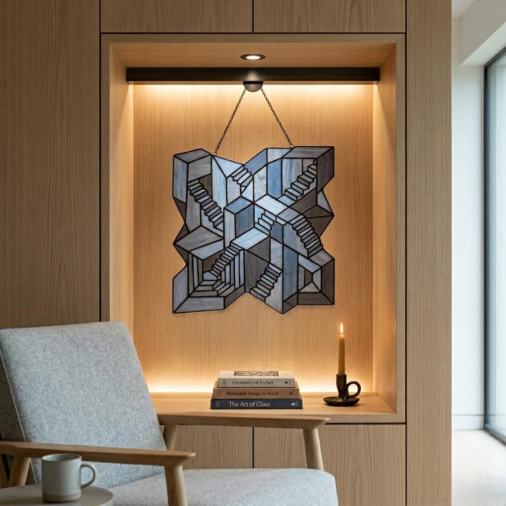 Impossible Stairs Glass Decor