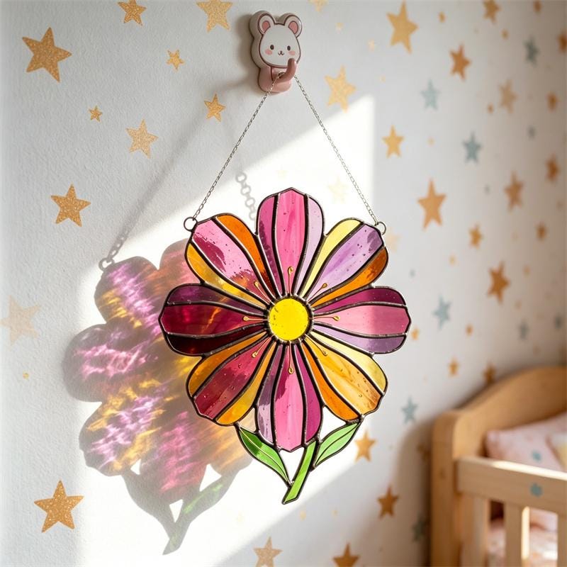 Cosmos Glass Suncatcher