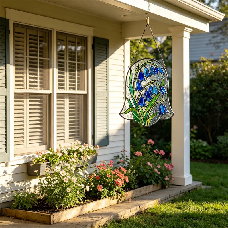 Bluebell Glass Suncatcher