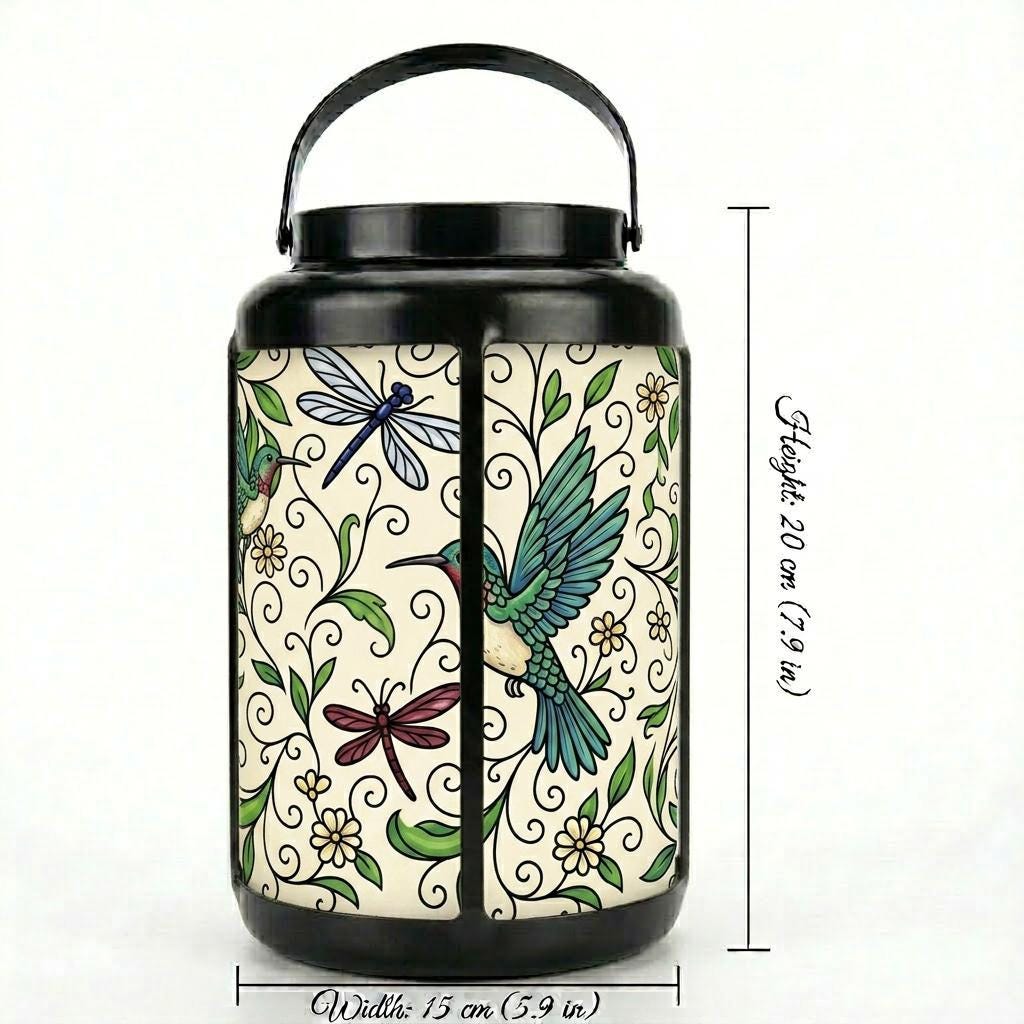Hummingbird and Dragonfly Solar Lantern