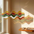 Colorful Ribbon Glass Suncatcher