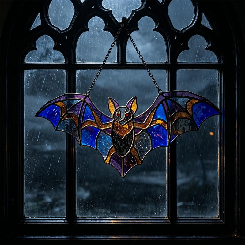Bat Glass Suncatcher