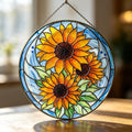 Sunflower Glass Art