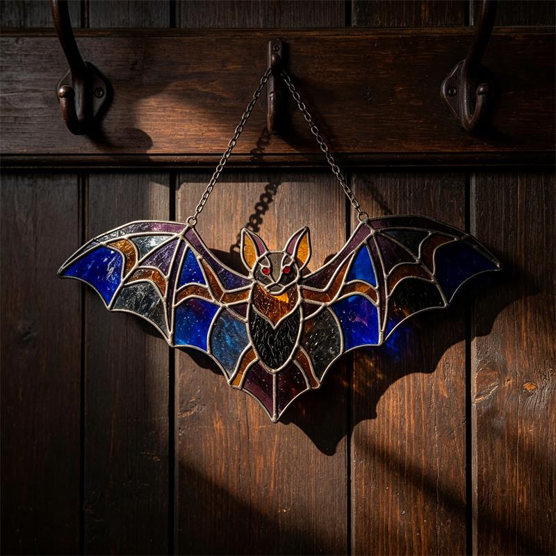 Bat Glass Suncatcher