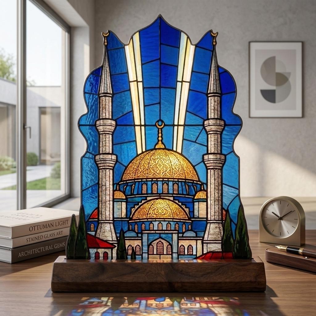 Taj Mahal Glass Decor