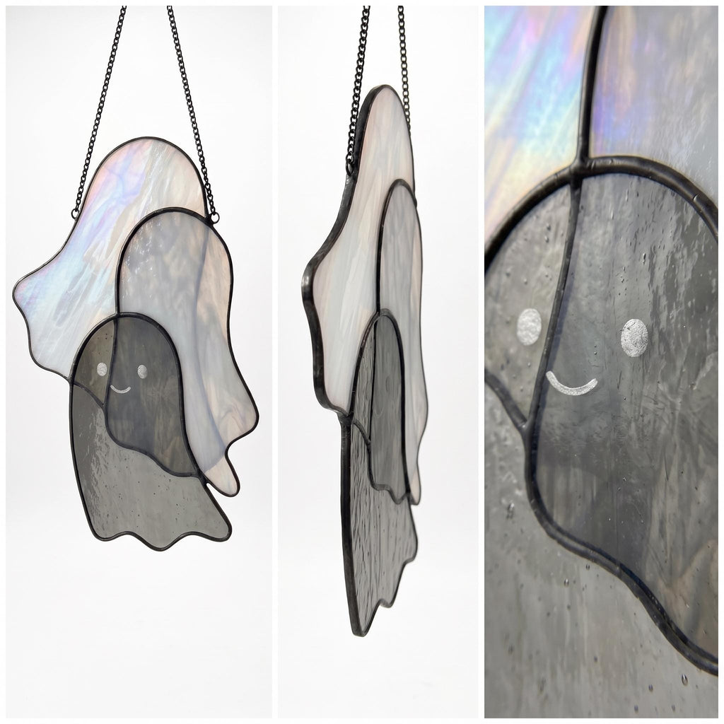 Deconstructed Ghost Glass Suncatcher