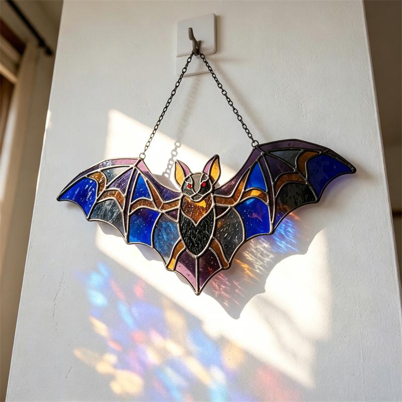Bat Glass Suncatcher