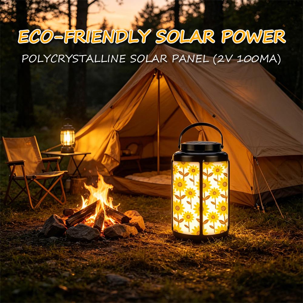 Sunflower Garden Solar Lantern