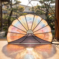 Mount Fuji Sunrise Glass Suncatcher
