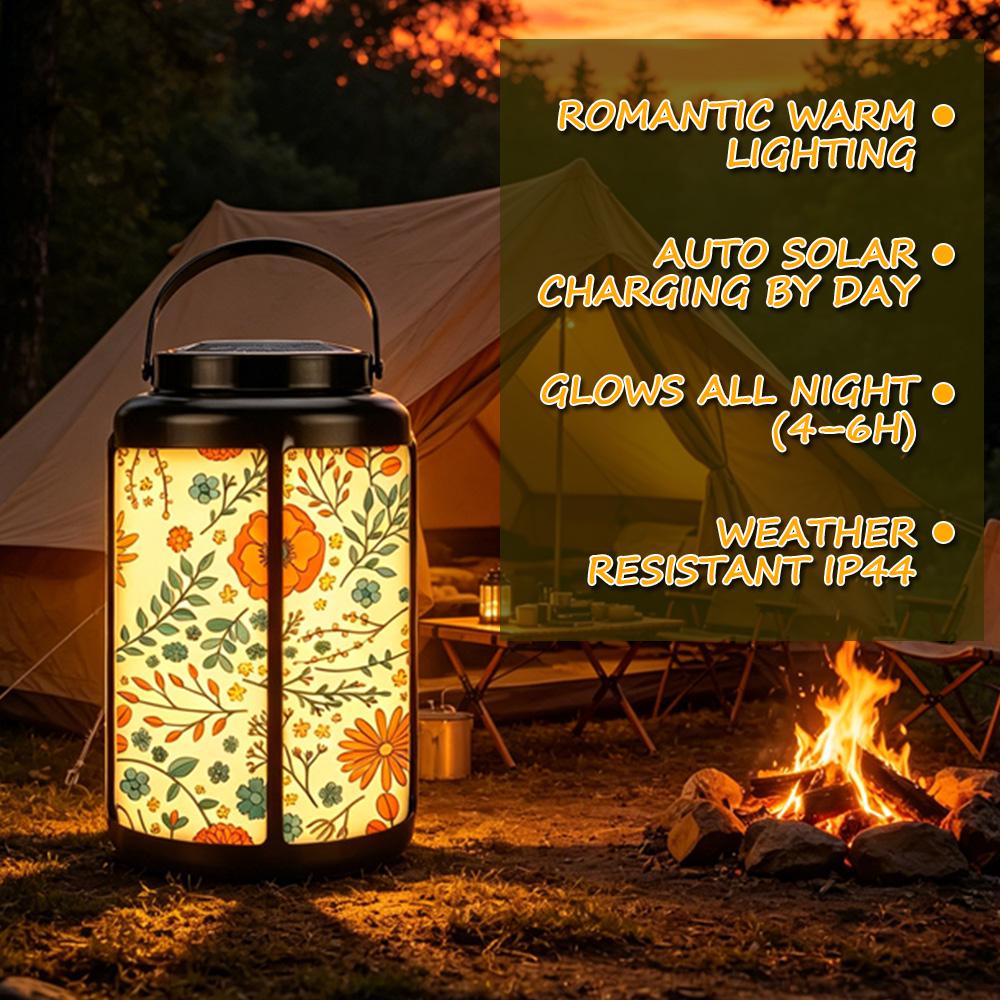 Floral Solar Lantern