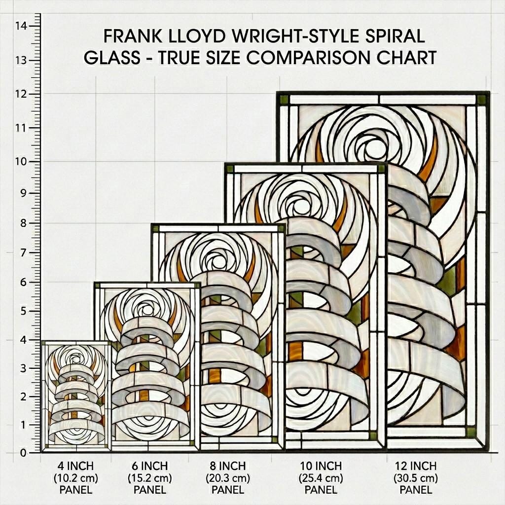 Spiral Vortex Glass Decor