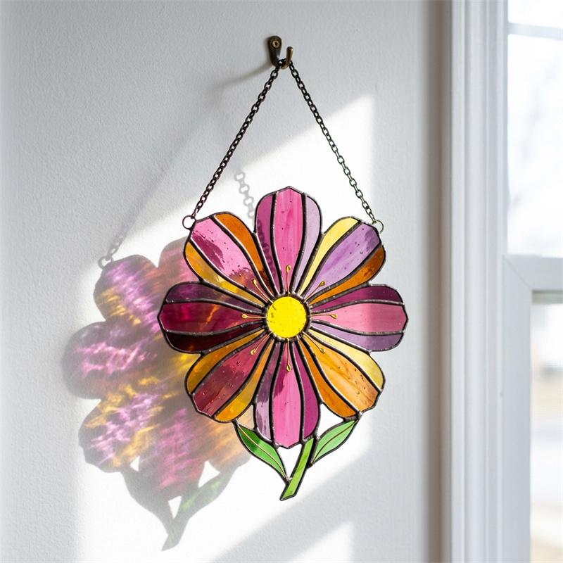 Cosmos Glass Suncatcher
