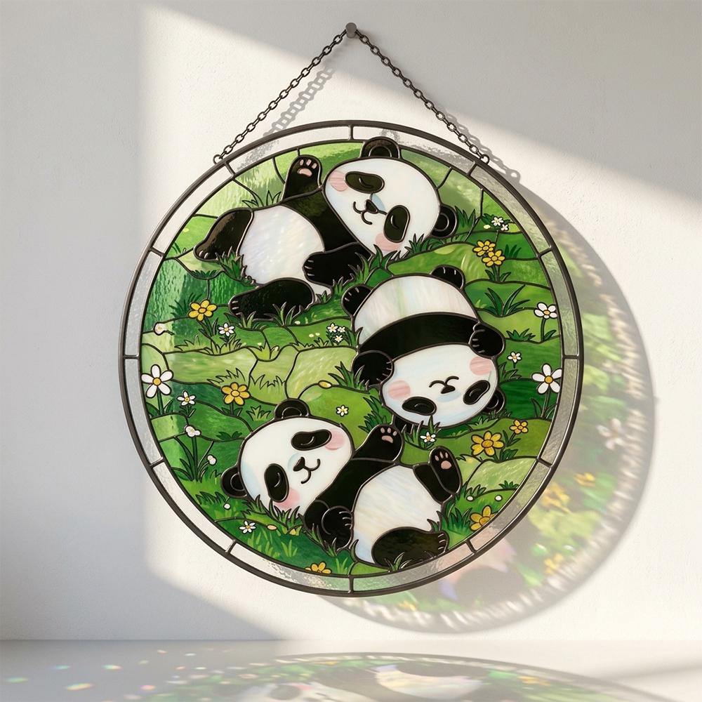 Panda Glass Panel