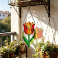 Tulip Glass Suncatcher