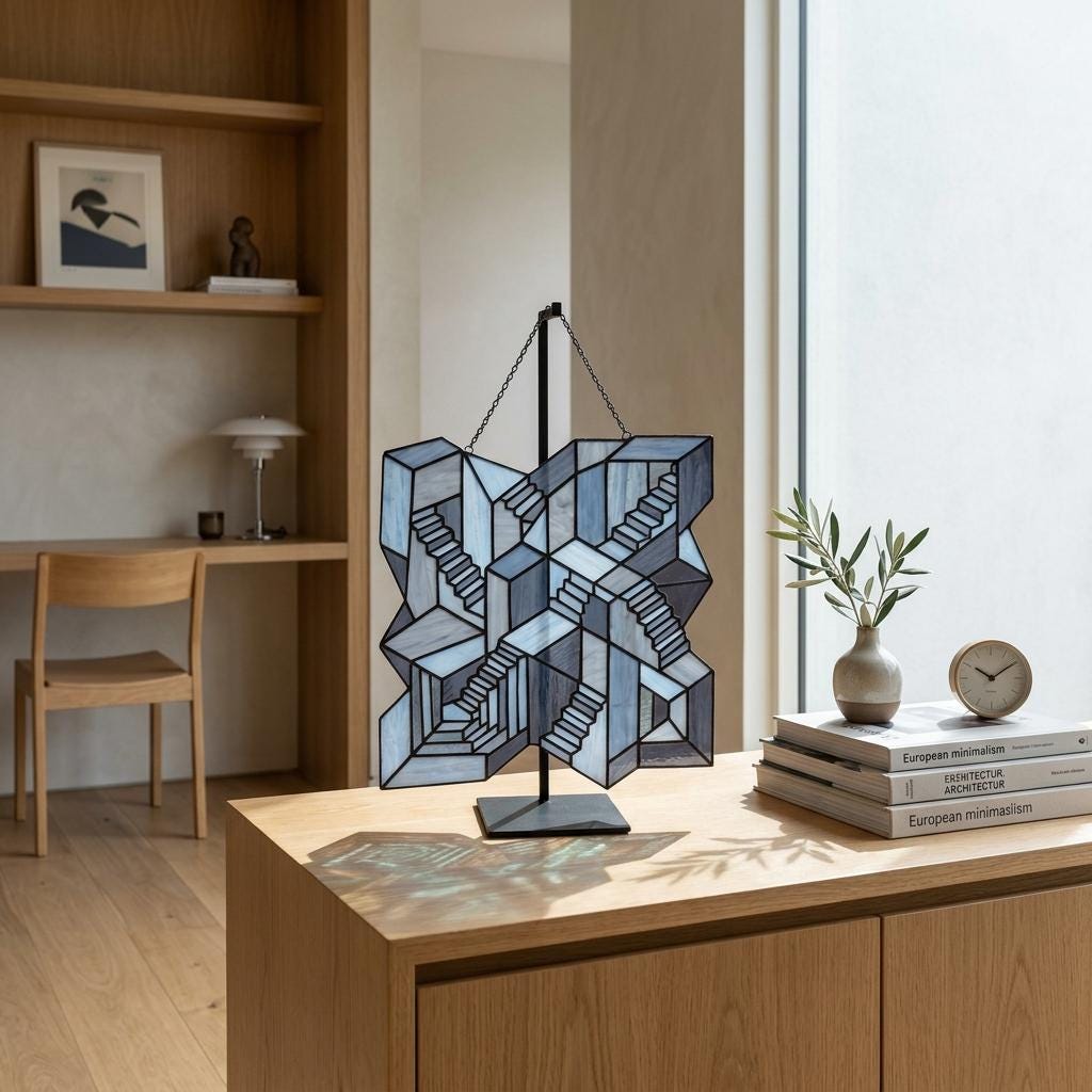 Impossible Stairs Glass Decor