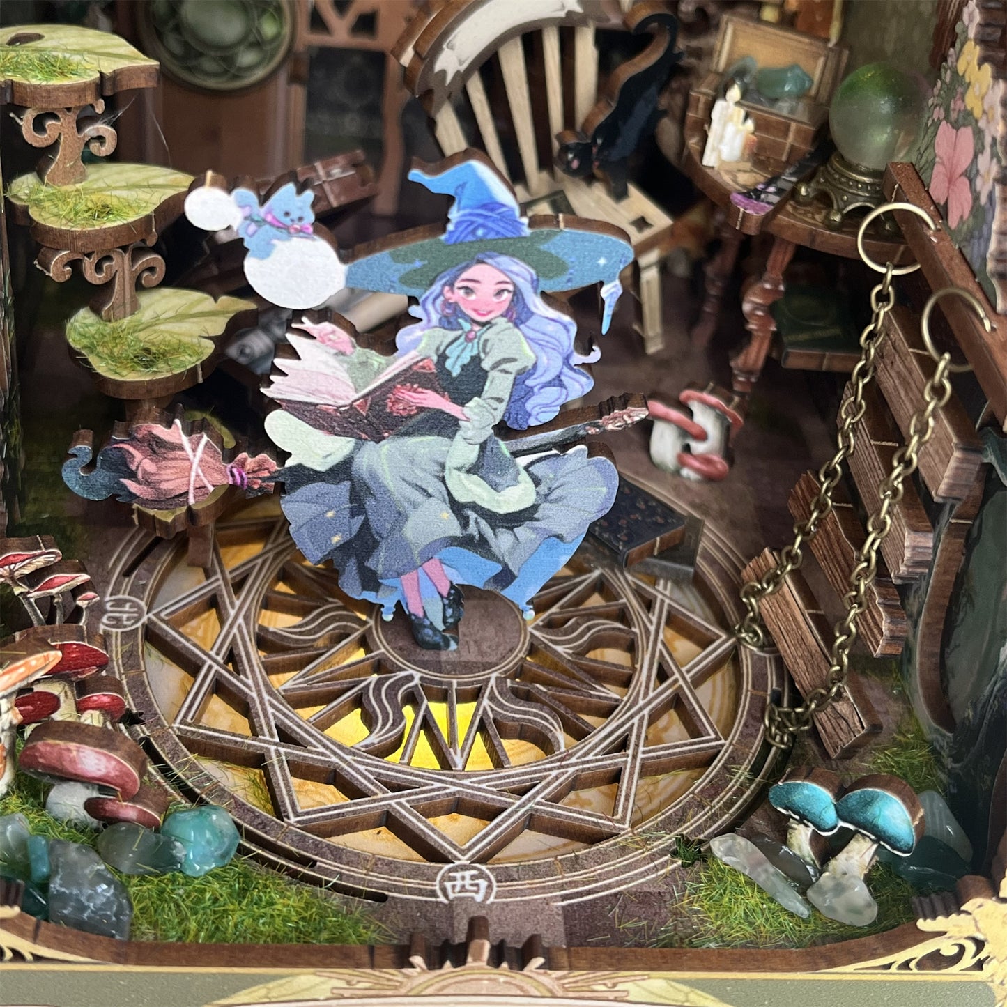 Magic Wonderland DIY Puzzle Book Stand Book Nook