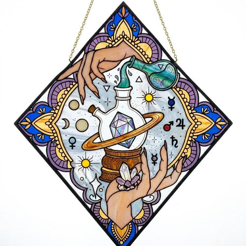 Alchemy Potion Glass Suncatcher