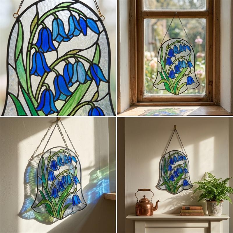 Bluebell Glass Suncatcher