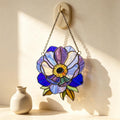 Botanical Flower Glass Suncatcher