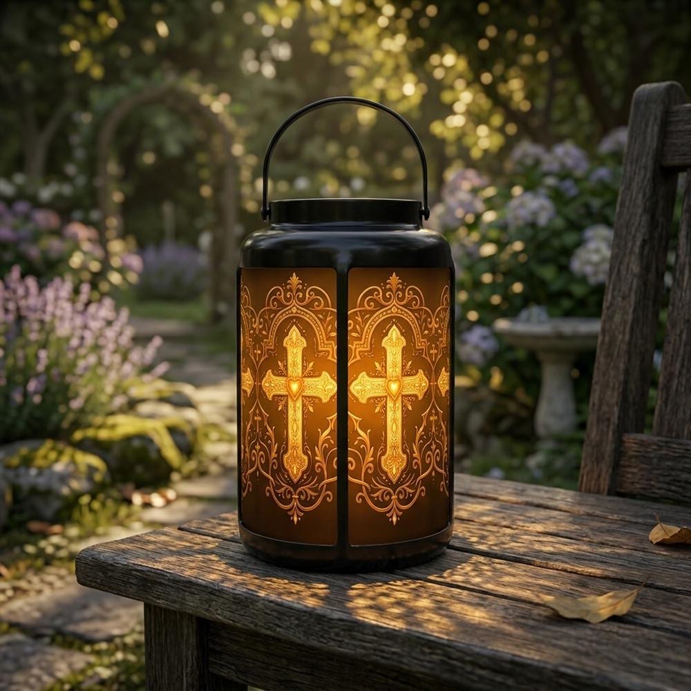 Golden Cross Solar Lantern