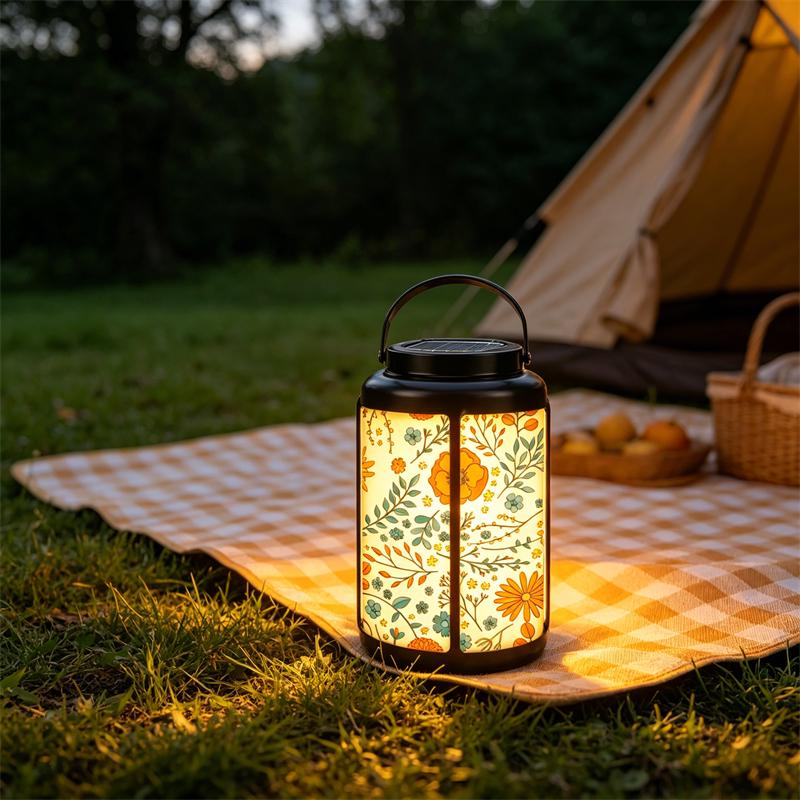 Floral Solar Lantern