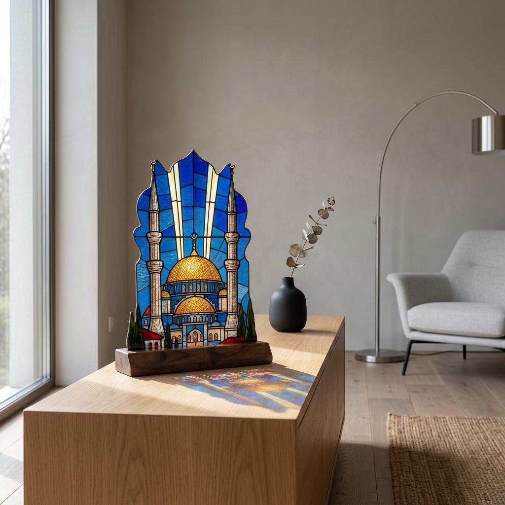 Taj Mahal Glass Decor