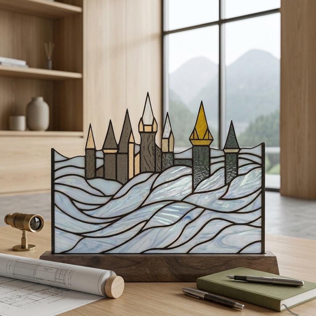Cloud Castle Glass Decor