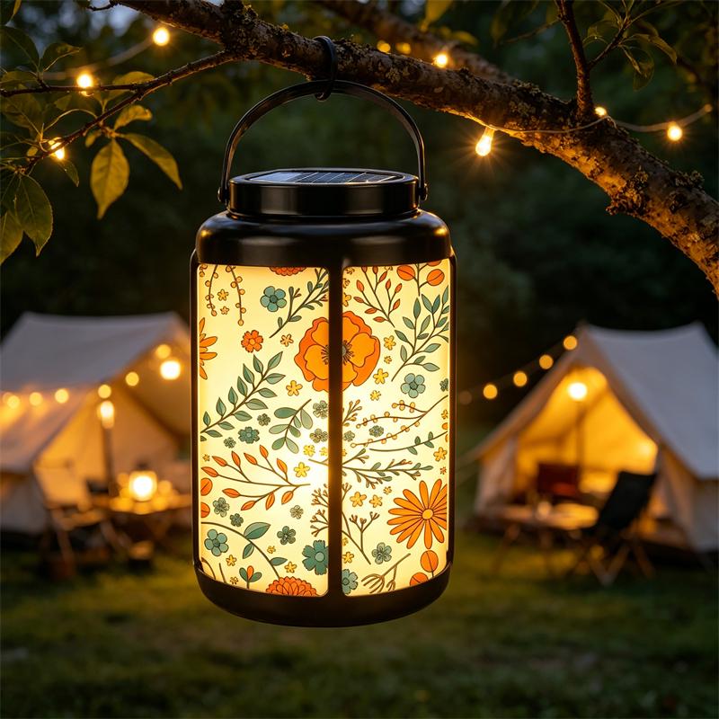 Floral Solar Lantern