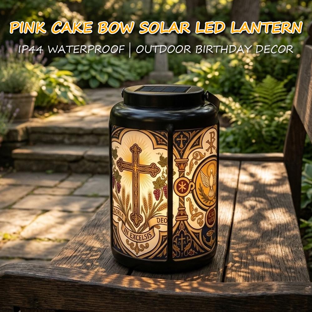 Christian Cross Solar Lantern