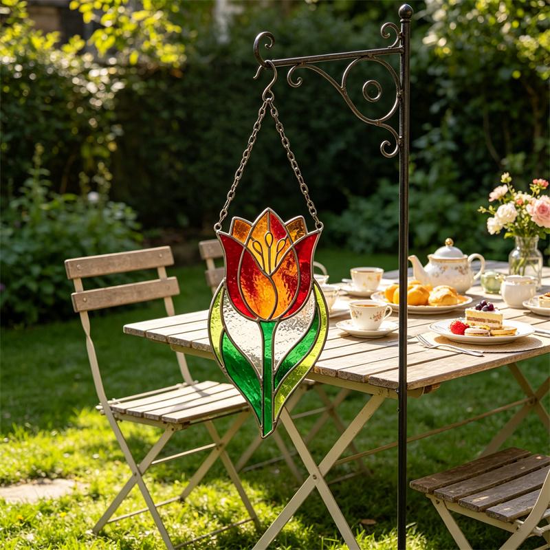 Tulip Glass Suncatcher