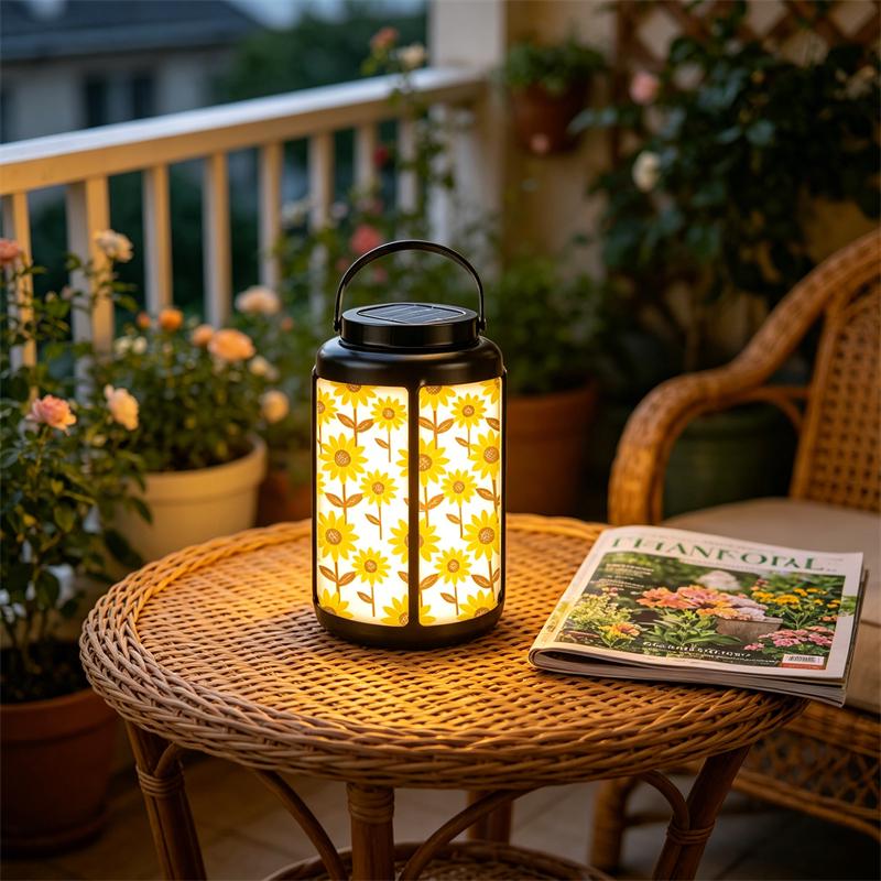 Sunflower Garden Solar Lantern