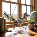 Desert Roadrunner Glass Suncatcher