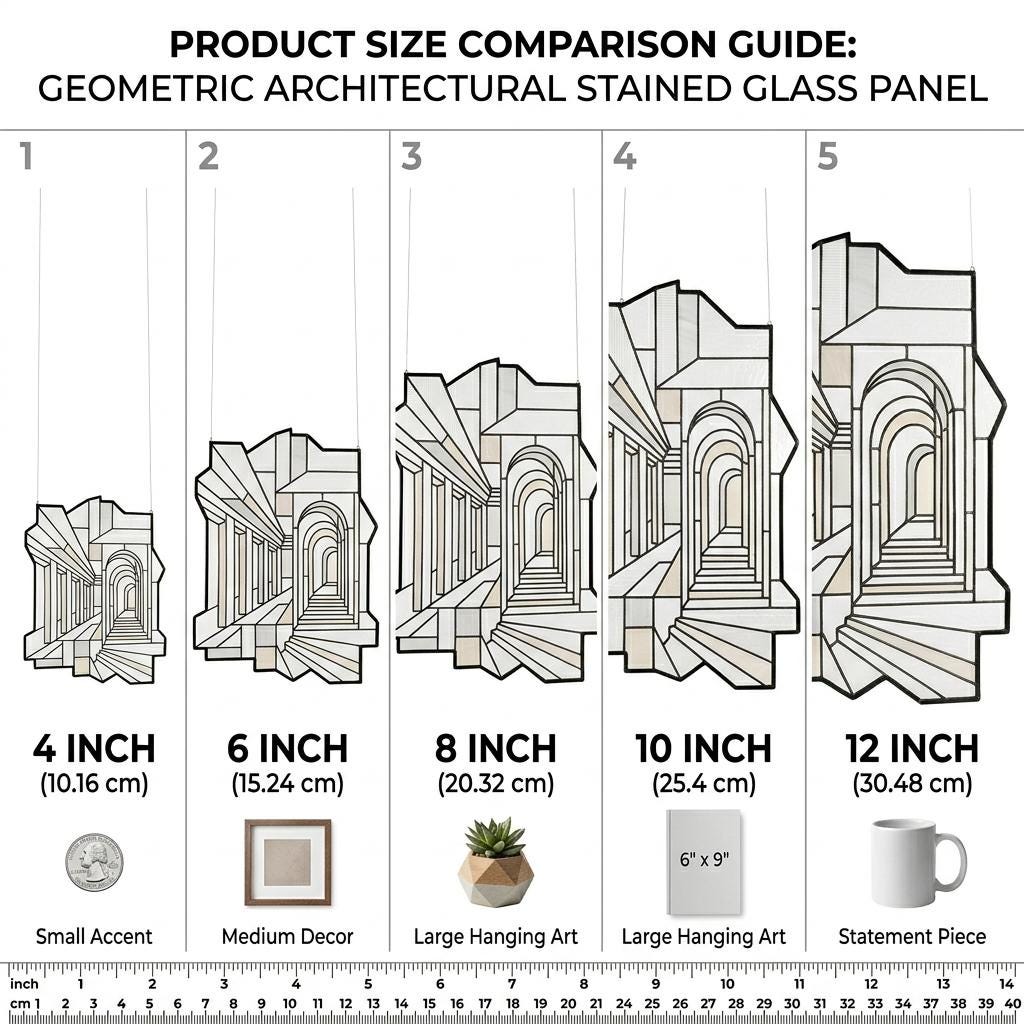 Architectural Arch Glass Decor