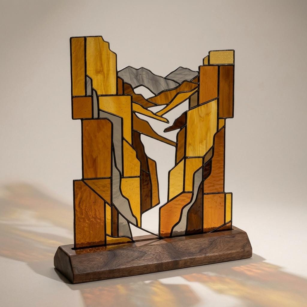 Grand Canyon Glass Decor