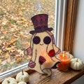 Voodoo Ghost Glass Suncatcher