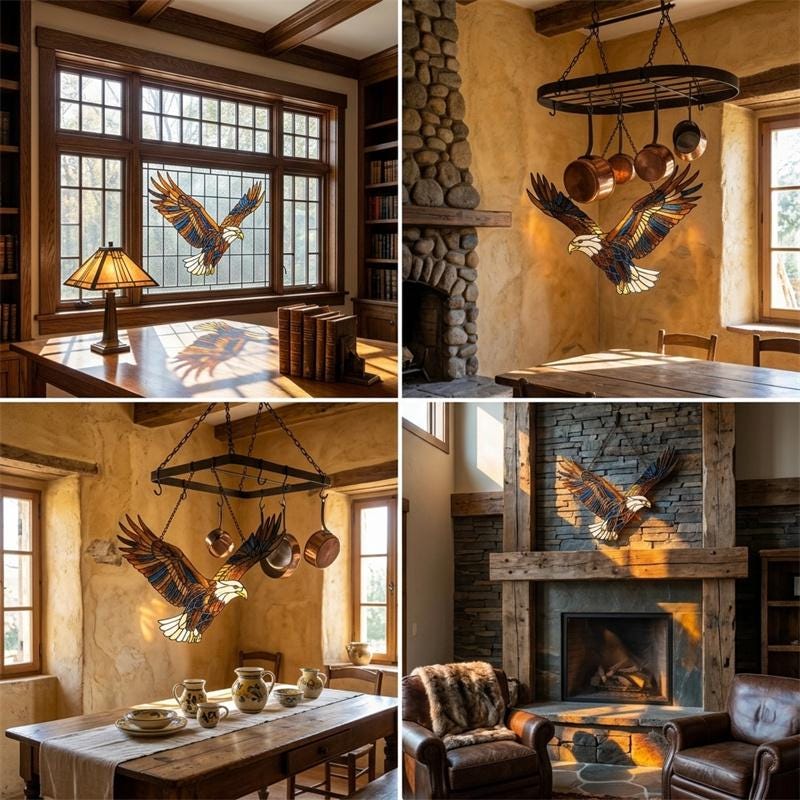 Eagle Glass Suncatcher