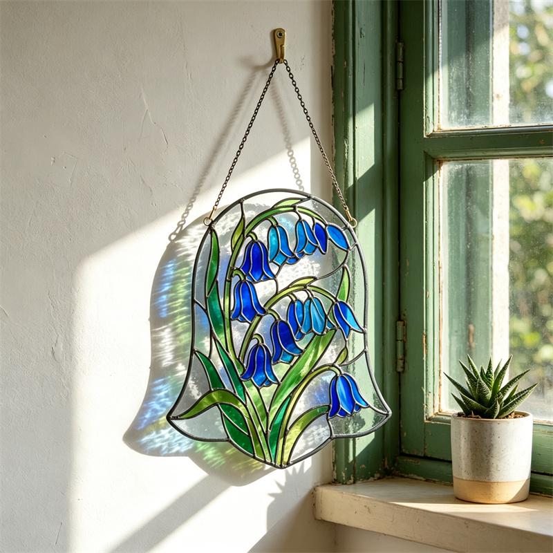 Bluebell Glass Suncatcher